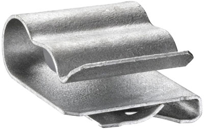 Clip bord de tôle permettant de fixer 2 câbles à 90° Spécifications Techniques